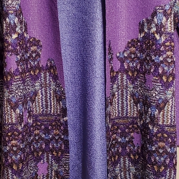 Berek Jacket Puzzle Magic Lavender Purple Textured Size XL - Picture 6 of 9